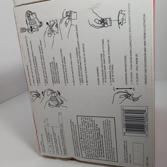 1995 ERTL Motorized Bumble Ball Train Toy - Picture 5 of 8